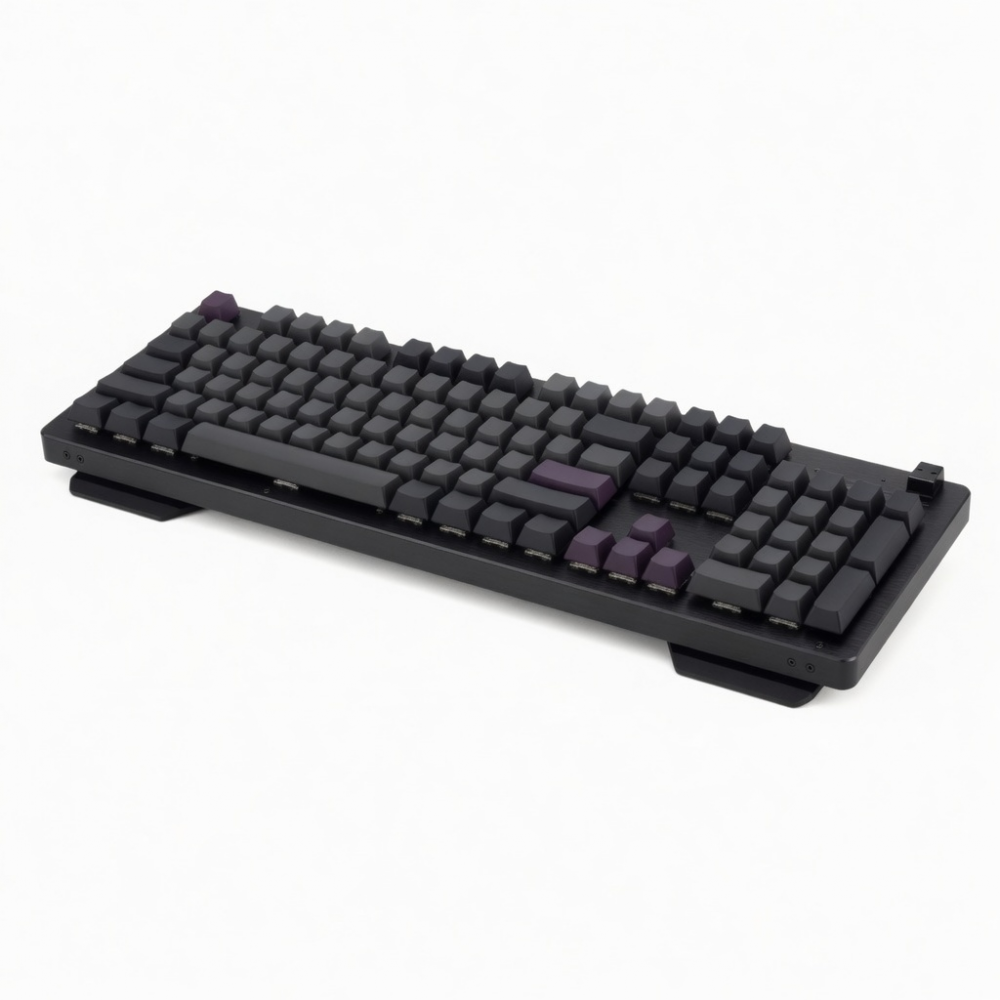 Full Size Wireless Mechanical Keyboard, Black, 108 Keys