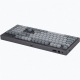 Full-Size Wireless Mechanical Keyboard, Gray, 104-Key Layout
