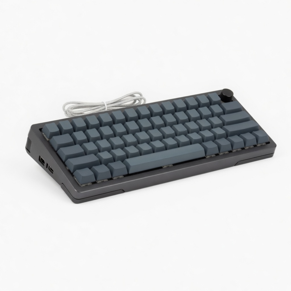 Wireless Mechanical Keyboard, Compact 65% Layout, Dark Gray