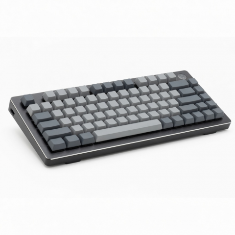 84-Key Wireless Mechanical Keyboard, 75% Layout, Gray