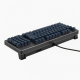 104-Key Wired Mechanical Keyboard, Full-Size Black Keyboard