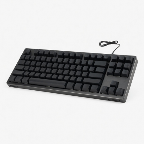 104-Key Wired Mechanical Keyboard, Black Standard Layout
