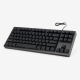 104-Key Wired Mechanical Keyboard, Black Standard Layout