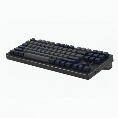 Wireless Mechanical Keyboard, 87-Key, Black, 8K Polling Rate