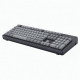 108-Key Wireless Mechanical Keyboard, Full-Size Gray Keyboard with Number Pad