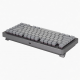 Wireless Magnetic Switch Keyboard, Compact Gray Layout