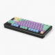 Wireless Alice Layout Mechanical Keyboard, Compact Split Design, Multicolor Keycaps