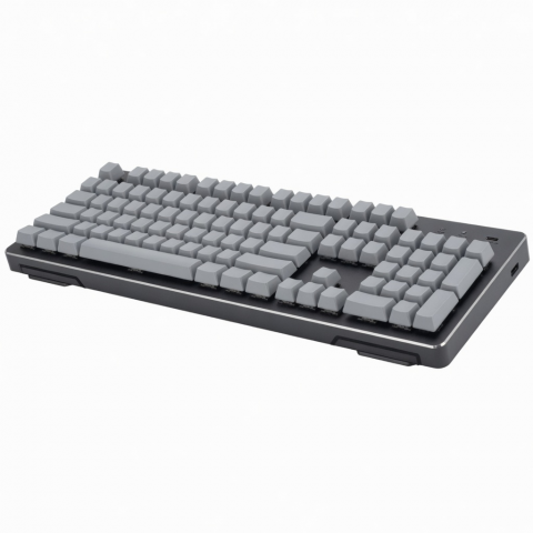 Wireless Mechanical Keyboard, 98-Key Compact Layout, Gray Keycaps