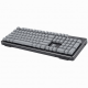 Wireless Mechanical Keyboard, 98-Key Compact Layout, Gray Keycaps