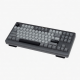 87-Key Wired Mechanical Keyboard, Gray Black PBT Keycaps