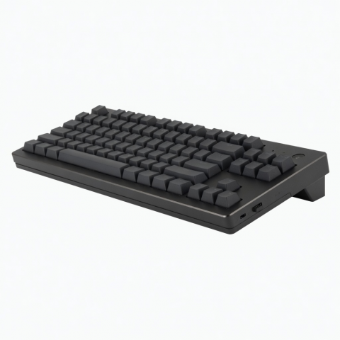 Wireless Mechanical Keyboard, Full-Size 104-Key Black Keyboard