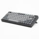 Wireless Mechanical Keyboard, 75-Key Compact Layout, Gray Keycaps