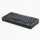 84-Key Wireless Mechanical Keyboard, Gray Aluminum Frame, QMK Programmable