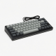 Wired Mechanical Keyboard, 60% Compact Layout, 61-Key Design, Gray Keycaps