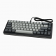 Wired Mechanical Keyboard, 60% Compact Layout, 61-Key Design, Gray Keycaps