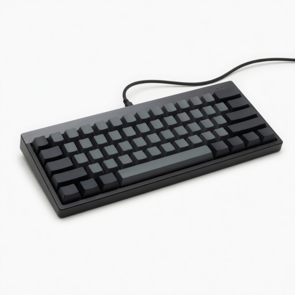 60% Wired Mechanical Keyboard, Black, Compact Layout, 8K Polling Rate