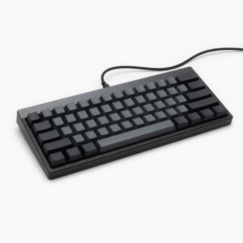 60% Wired Mechanical Keyboard, Black, Compact Layout, 8K Polling Rate