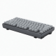 84-Key Wireless Mechanical Keyboard, Compact Gray Design