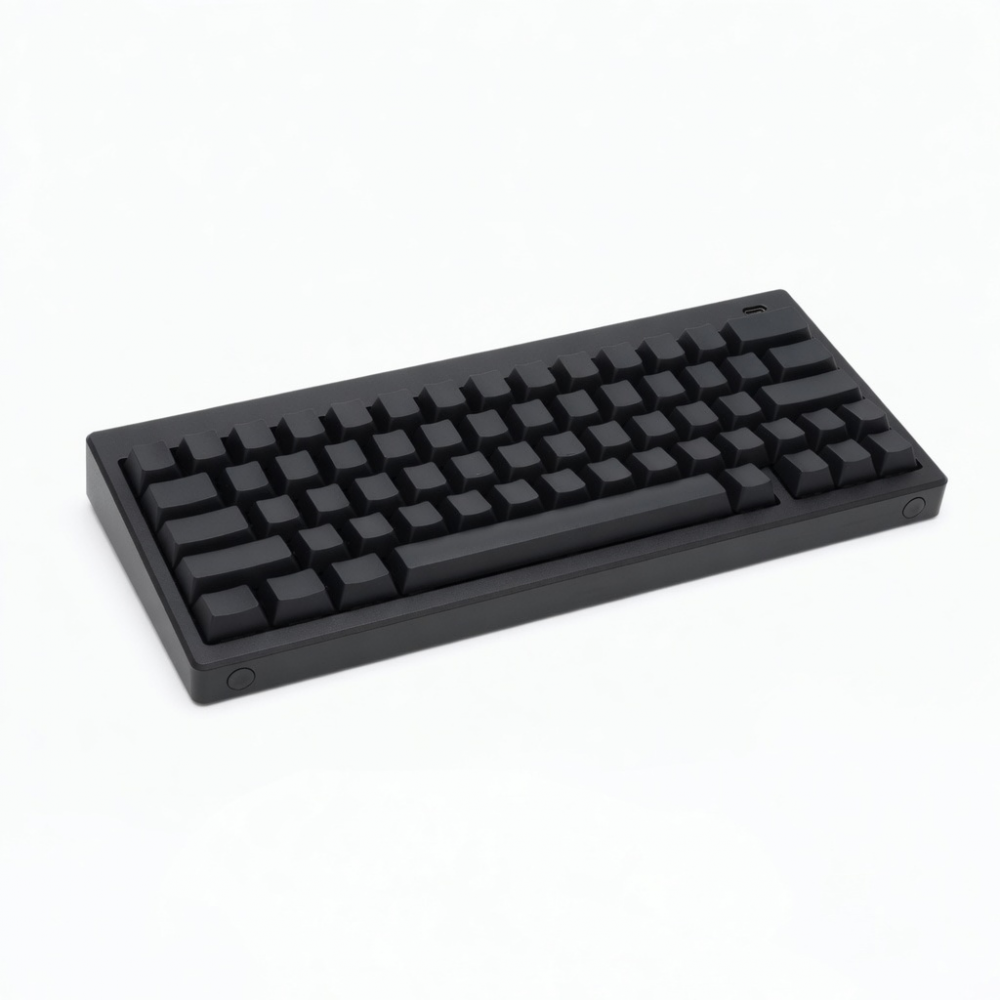 80-Key Alice Layout Wireless Mechanical Keyboard, Black