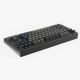 Compact Wired Mechanical Keyboard, Dark Gray Keycaps
