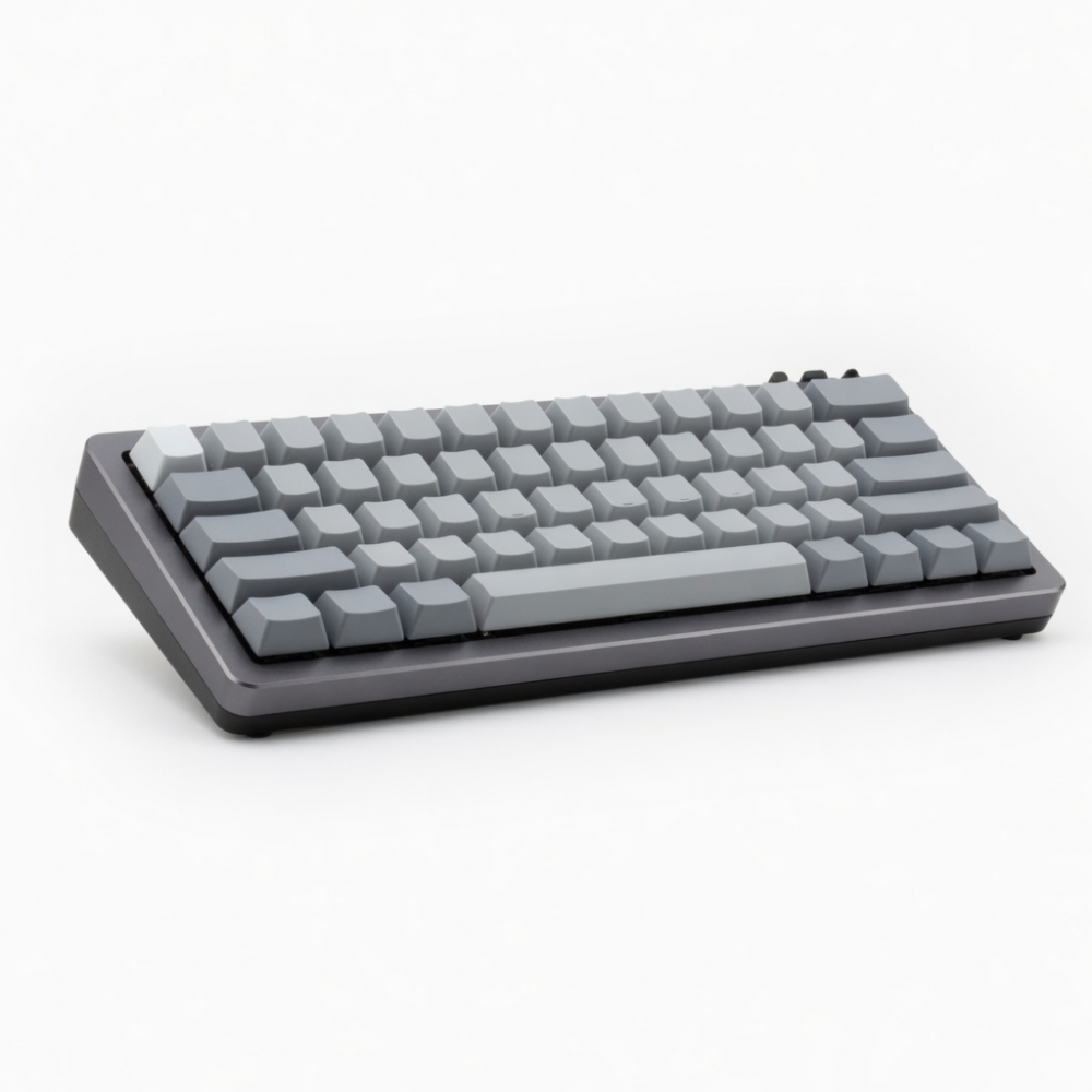 Wireless Mechanical Keyboard, 84-Key Compact Layout, Gray Switches