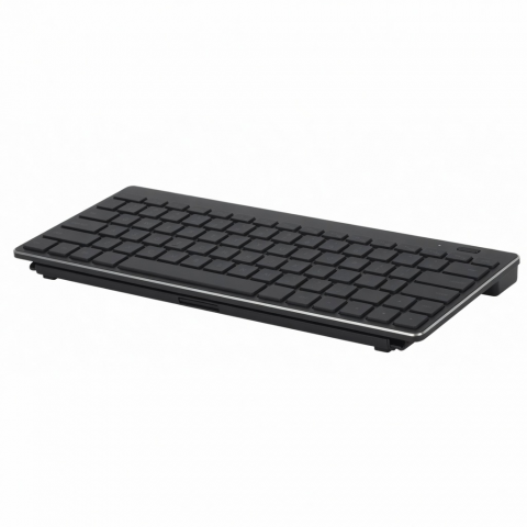 Wireless Keyboard, Ultra-Slim Black Design, Full-Size Layout