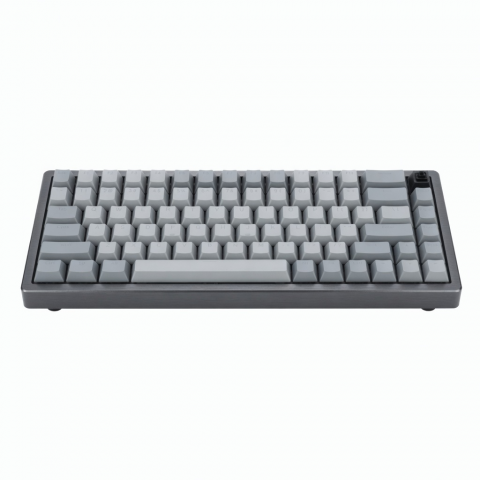 84-Key Wireless Mechanical Keyboard, Gray Aluminum Frame