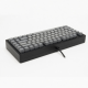 75% Mechanical Keyboard, Gray Keycaps, Black Case