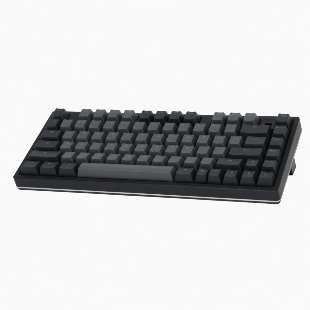 82-Key Wireless Magnetic Switch Keyboard, 75% Compact Layout, Black