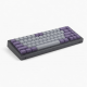 96-Key Wireless Mechanical Keyboard, Alice Layout, Purple Gray