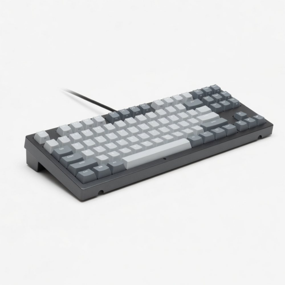 87-Key Wired Mechanical Keyboard, Gray Tenkeyless Layout