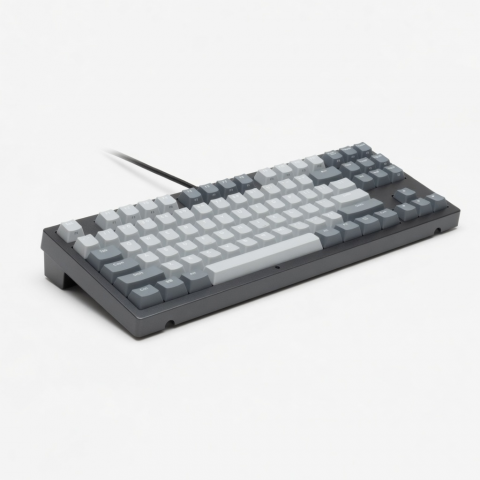 87-Key Wired Mechanical Keyboard, Gray Tenkeyless Layout