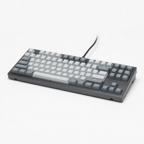 87-Key Wired Mechanical Keyboard, Gray Tenkeyless Layout