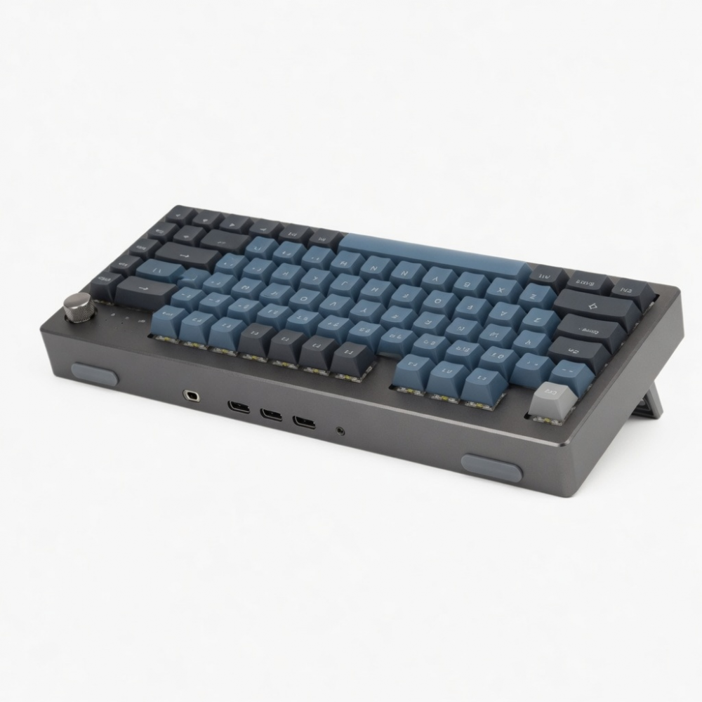 Wireless Mechanical Keyboard, Compact Layout, Dark Gray