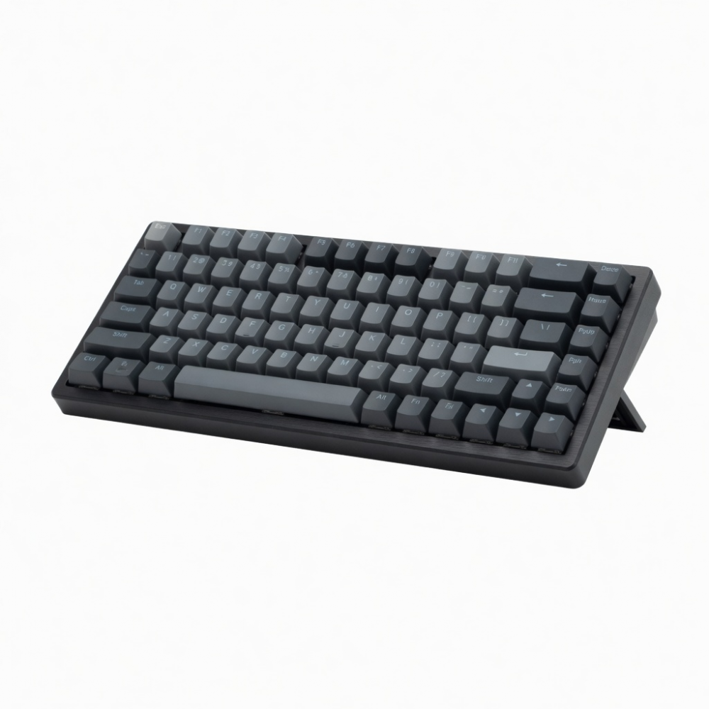 Wireless Mechanical Keyboard, Compact 75% Layout, Dark Gray