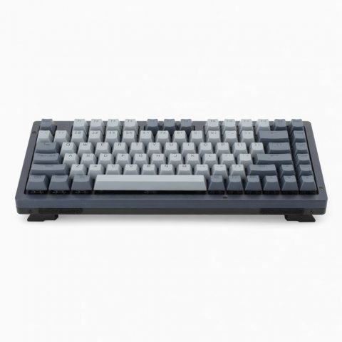 87-Key Mechanical Keyboard, Gray Compact Layout