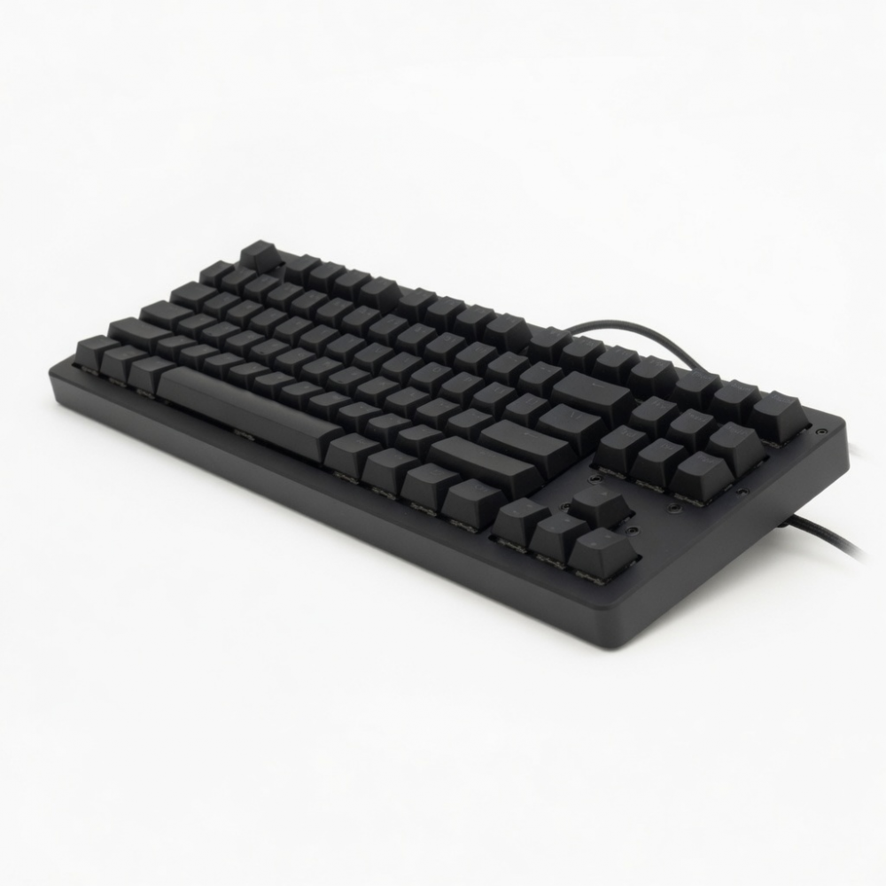 60-Key Wired Mechanical Keyboard, Black Compact Layout