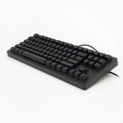 60-Key Wired Mechanical Keyboard, Black Compact Layout