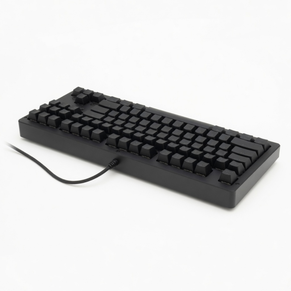 60-Key Wired Mechanical Keyboard, Black Compact Layout