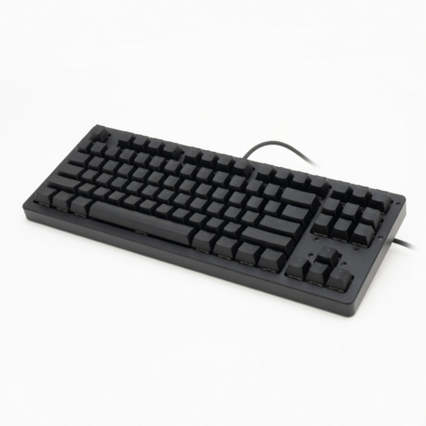 60-Key Wired Mechanical Keyboard, Black Compact Layout