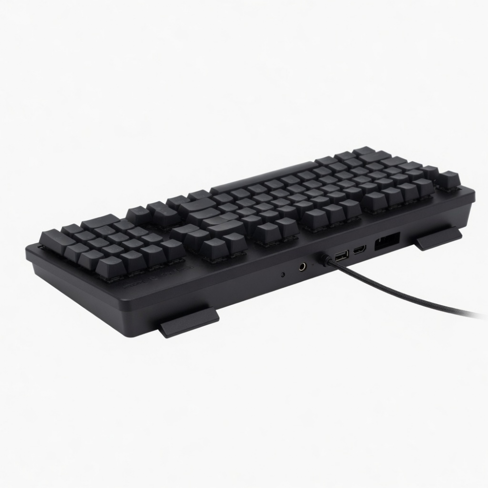 Wired Full-Size Keyboard, 104-Key, Black