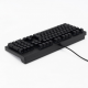 Black Wired Mechanical Keyboard, 104-Key Full-Size Layout