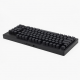 Black Full-Size Wired Keyboard with Numeric Keypad
