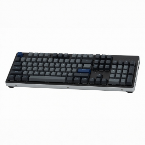 Wired Full-Size Mechanical Keyboard, 104-Key Black Keyboard