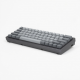 60-Key Mechanical Keyboard, Gray Compact Wired Layout