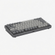 96-Key Mechanical Keyboard, Gray Aluminum Frame, Compact Layout
