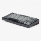 75-Key Mechanical Keyboard, Compact Gray Layout