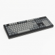 96-Key Mechanical Keyboard, Gray and Black, Full-Size Layout