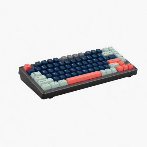 100-Key High-Profile Mechanical Keyboard with Multicolor Keycaps