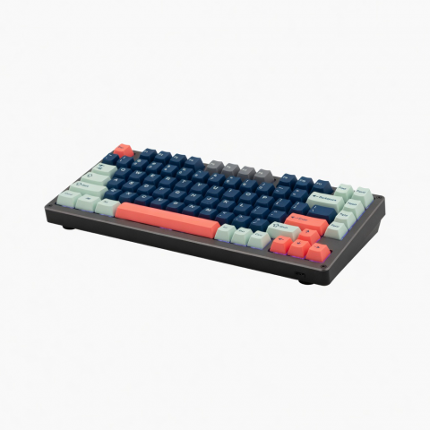 100-Key High-Profile Mechanical Keyboard with Multicolor Keycaps